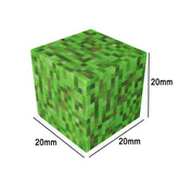 Magnetische Bausteine - Grasblock Einzelstück (Mine World)
